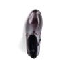 Rieker High Heel Side Zip Gusset Boot - Bordo